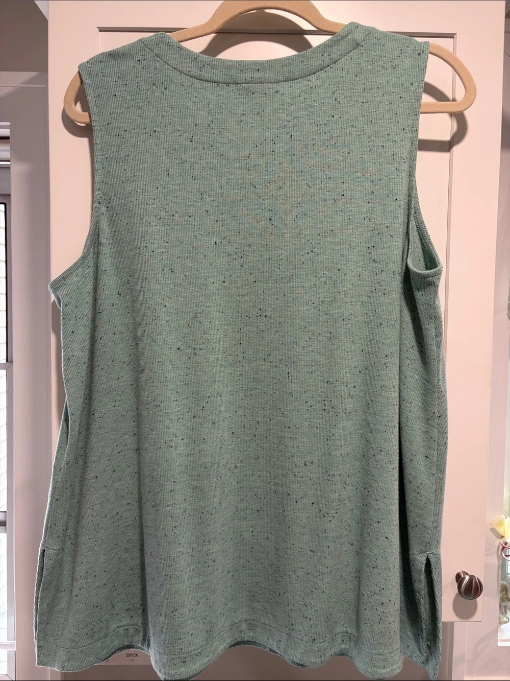 J.Jill Mint Green Open-Front Cardigan with matching tank:  2 piece set